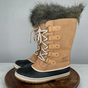 Sorel Boots Wm 9.5 Joan of Arctic Winter Snow Faux Fur Waterproof Tall