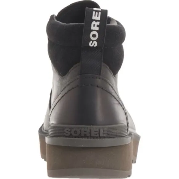 Sorel Hi-Line Waterproof Black Leather Women’s Lace Up Hiking Boots Size 6