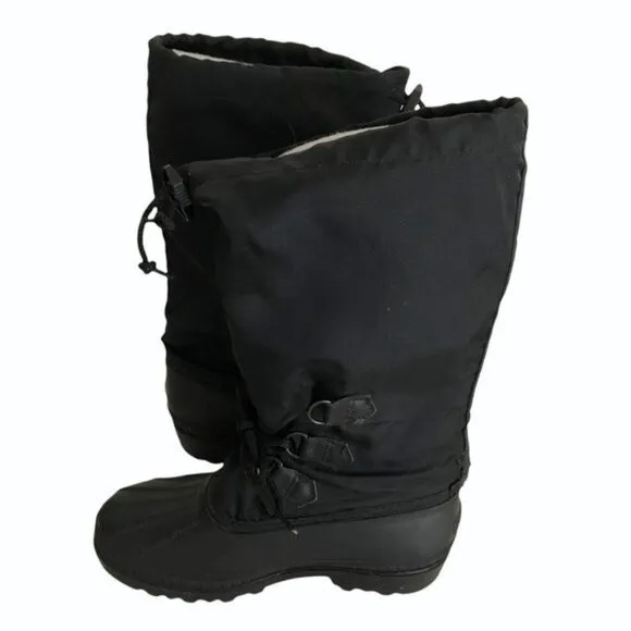 Sorel Kaufman Canada Tall Black Boots Men’s 7 Vintage