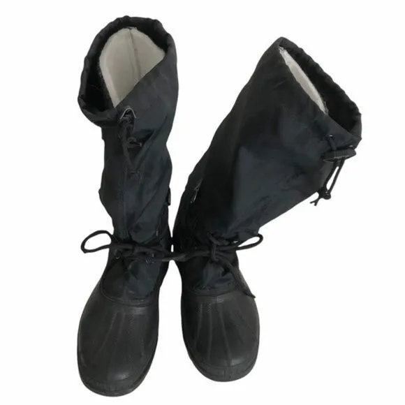 Sorel Kaufman Canada Tall Black Boots Men’s 7 Vintage