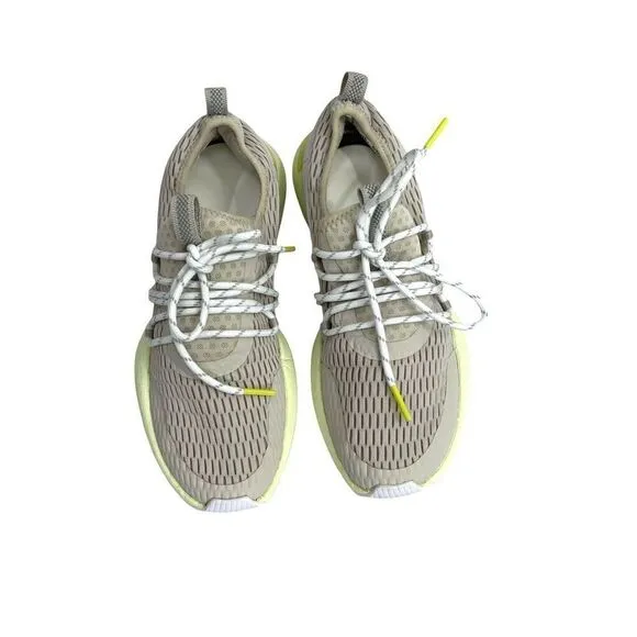 Sorel Kinetic Impact Lace Sneakers Size 6 beige neon yellow
