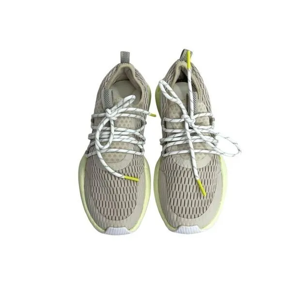 Sorel Kinetic Impact Lace Sneakers Size 6 beige neon yellow