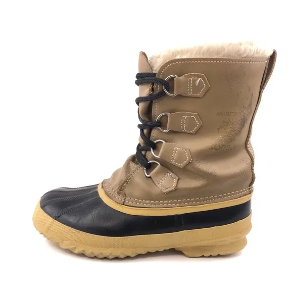 Sorel Manitou Waterproof Winter Snow Duck Boots 8