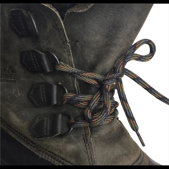 Sorel Mid Calf Winter Lace Up Snow Boots Sz 9