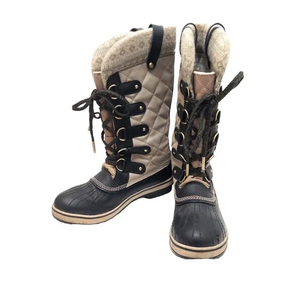 Sorel Tofino Holiday Waterproof Limited Edition Snow Boots Women's Size 8