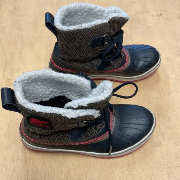 Sorel Trivoli Herringbone duck boots