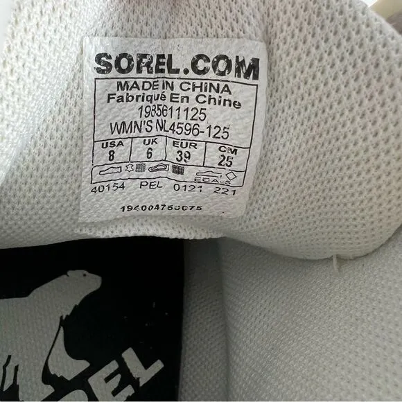Sorel White Out 'N About White Wedge Winter Boot -- 8