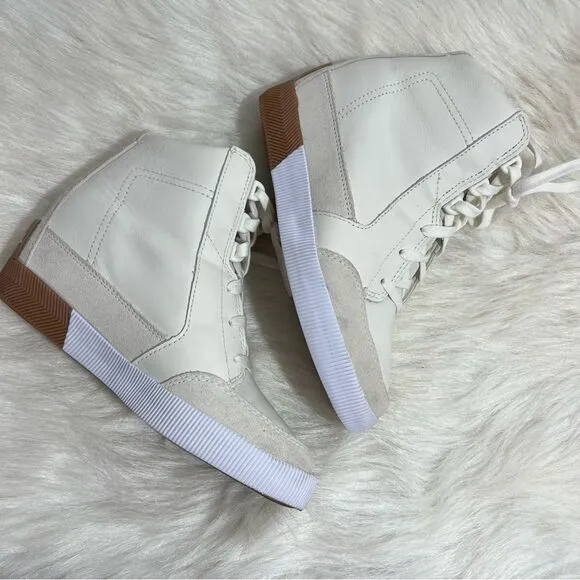 Sorel White Out 'N About White Wedge Winter Boot -- 8