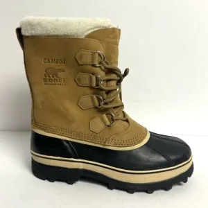 Sorel Womens Caribou, Brown Waterproof Snow Boots, Size 9.5 M