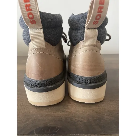 SOREL Womens Hi-Line Tan Hiking Boots Size 9.5