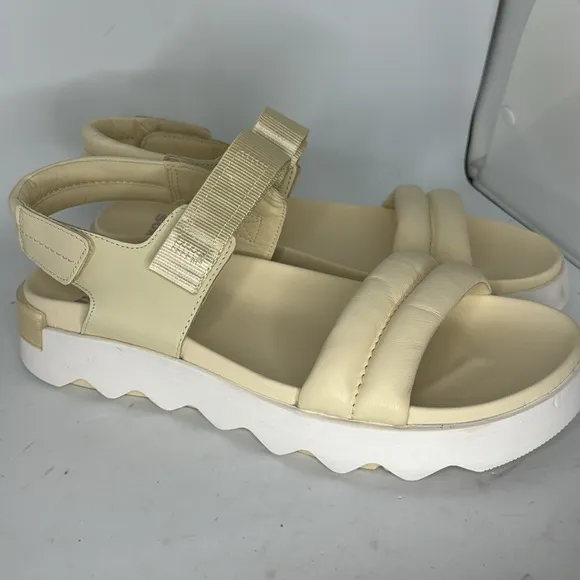 Sorel Women's Viibe Sandals Ivory 7.5 New