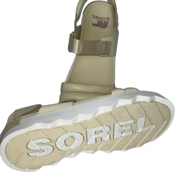 Sorel Women's Viibe Sandals Ivory 7.5 New