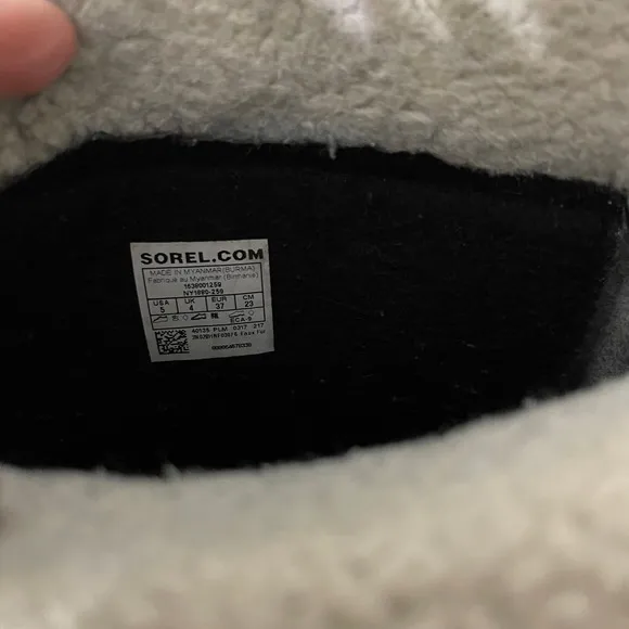 SOREL Yoot PAC Winter Snow Duck Boots Size 5 Tan