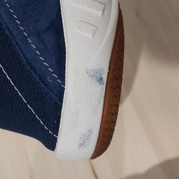 Spenco Siesta Convertible Slip on Shoes Women's Size 8.5 Blue Suede Casual Comfy