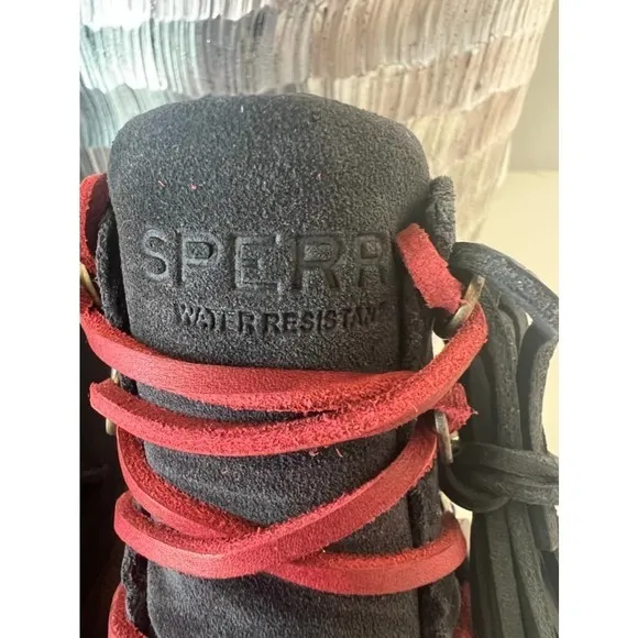Sperry Summit Suede Boots in Black