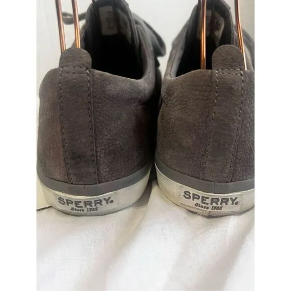 Sperry gray suede casual sneakers, size 12