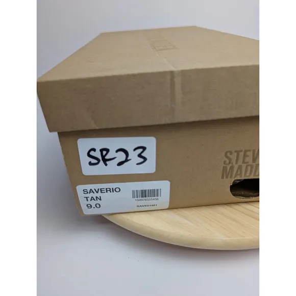 Steve Madden Saverio Casual Oxford Dress Shoes Brown Lace Up Casual Mens 9 New