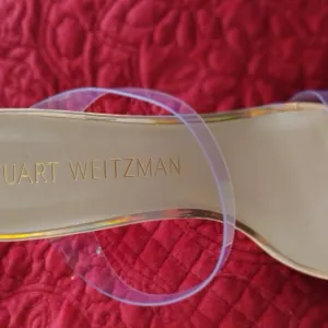 Stuart Weitzman Clear Strap Sandals