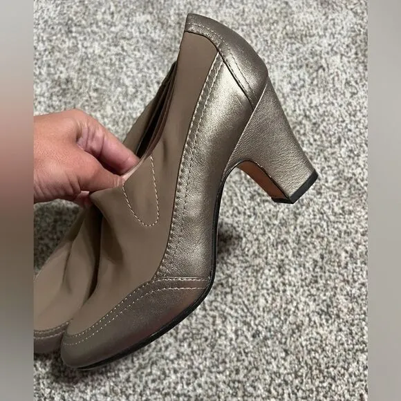 Taryn Rose heals, copper color