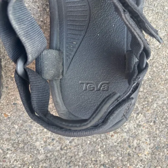 TEVA men's black hurricane sandals