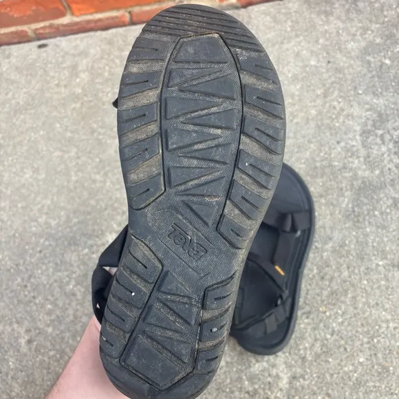 TEVA men's black hurricane sandals