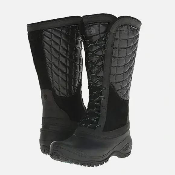 The North Face Black Tall Thermoball Snow/Rain Boots women’s Size 7