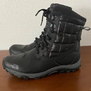 The North Face US 12 Black Thermoball Lace Up Boot