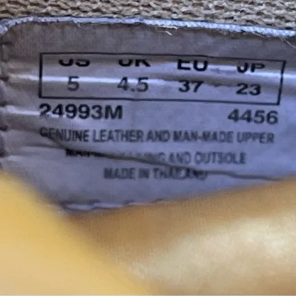 Timberland boots in a size 5 black and gold