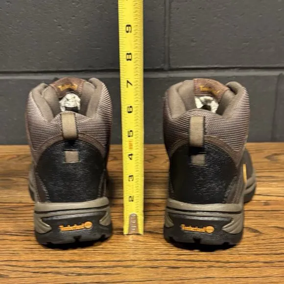 Timberland Brown Leather Waterproof Hiking Boots Men’s 10.5