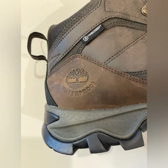Timberland Men's Waterproof Brown Hiking Boots Size 9.5W