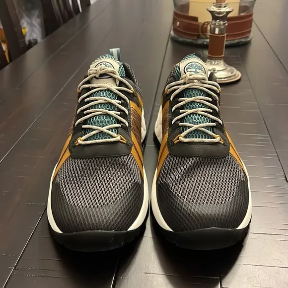 Timberland Solar Wave Low black mesh wheat shoes sneakers new mens size 13
