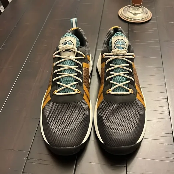Timberland Solar Wave Low black mesh wheat shoes sneakers new mens size 13