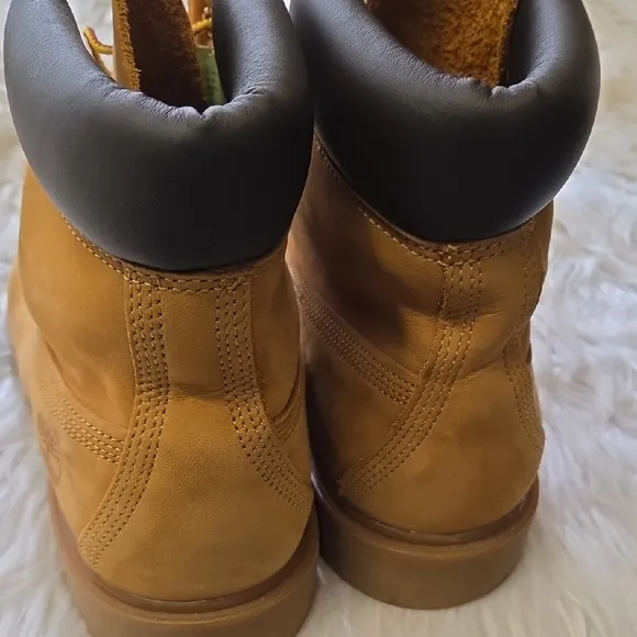 Timberland Tan Nubuck Leather Hiking Boots