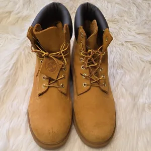 Timberland Tan Nubuck Leather Hiking Boots