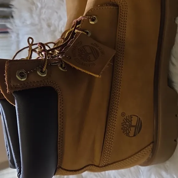 Timberland Tan Nubuck Leather Hiking Boots