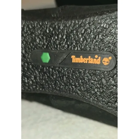 Timberland Women's Tillston High Heel Black Leather Boots Style Sz 8.5