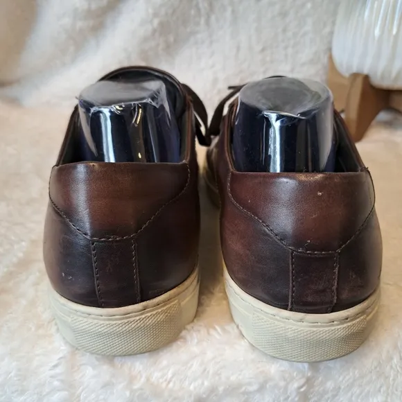 To Boot New York Pescara Men's Sneakers Brown Leather Shoes $450 Size 11