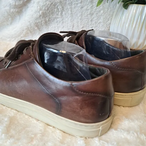 To Boot New York Pescara Men's Sneakers Brown Leather Shoes $450 Size 11