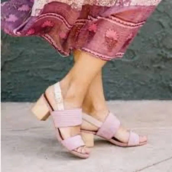 Toms Poppy Mauve Corduroy Sandals