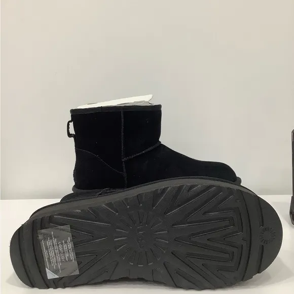 UGG Classic Mini 1134991 Black Platform Ankle Snow Boots Woman Sizes Brand New