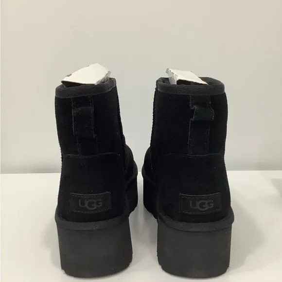 UGG Classic Mini 1134991 Black Platform Ankle Snow Boots Woman Sizes Brand New