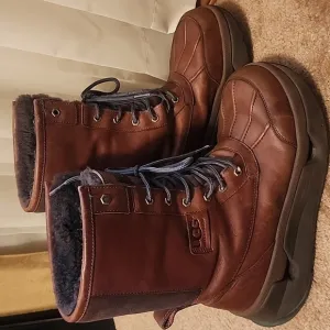 UGG Men's Barklay  Waterproof Leather Snow Boots