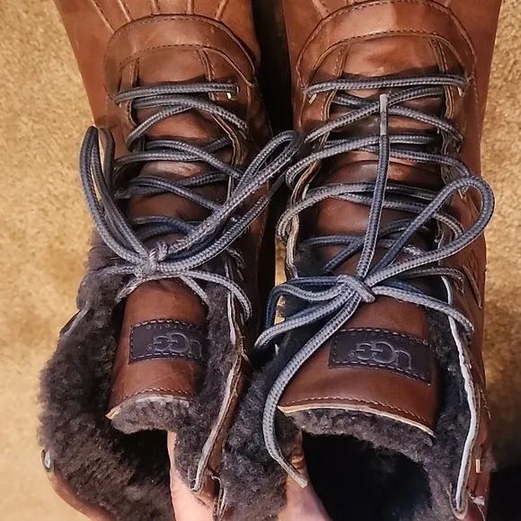UGG Men's Barklay  Waterproof Leather Snow Boots