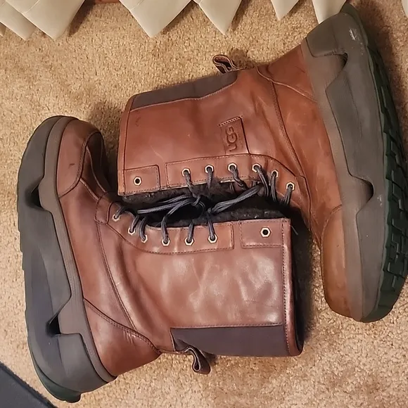 UGG Men's Barklay  Waterproof Leather Snow Boots