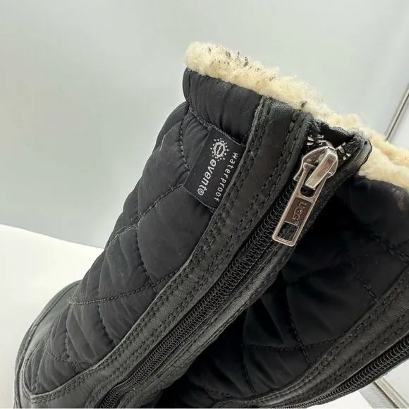 UGG Snowpeak Womens 5 Tall Winter Snow Boots Shoe Sherpa Lined Quilted Imsulated