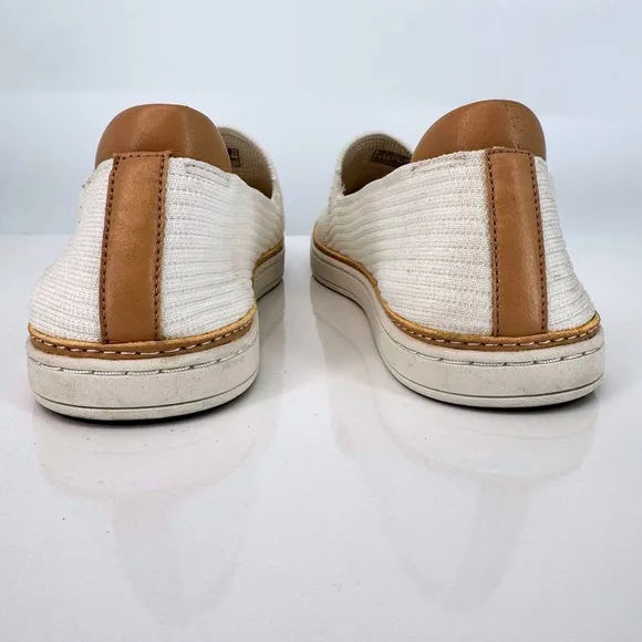 UGG Womens Sammy Breeze Off-White Knit California Poppy Slip On Shoes Sz 9