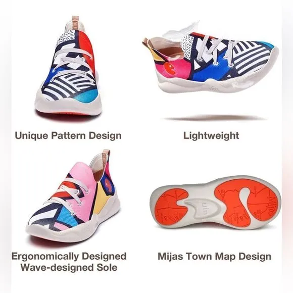 UIN Women Sneakers Lightweight Walking Athletic Shoes (Spring Party - Mijas)