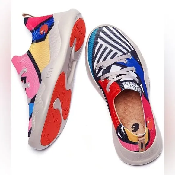 UIN Women Sneakers Lightweight Walking Athletic Shoes (Spring Party - Mijas)