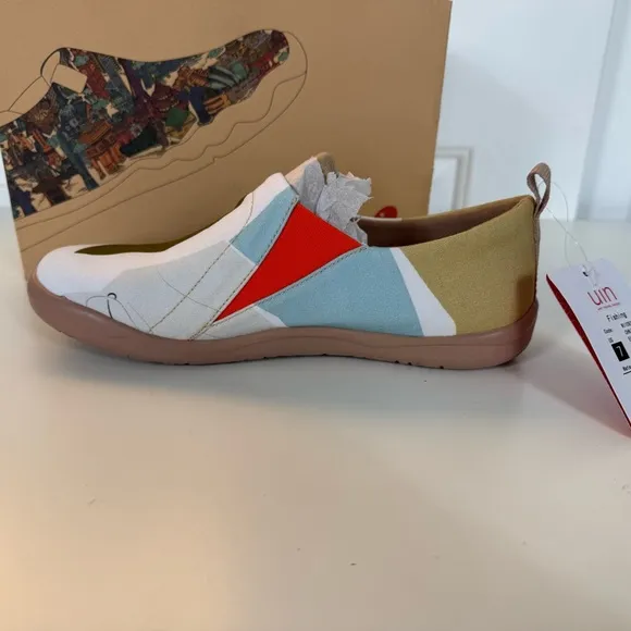 UIN Women's Walking Shoes Canvas Comfort‎ Sneaker FISHING SIZE: 7