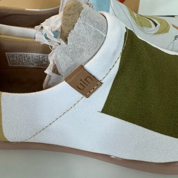 UIN Women's Walking Shoes Canvas Comfort‎ Sneaker FISHING SIZE: 7